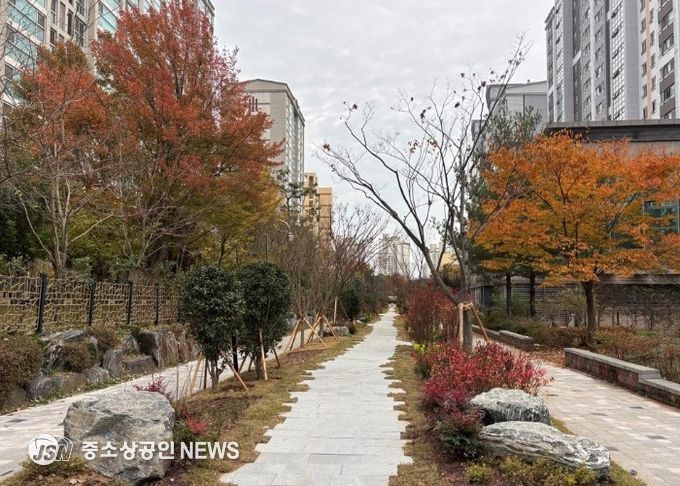 도심 속 녹도 환경 사진.