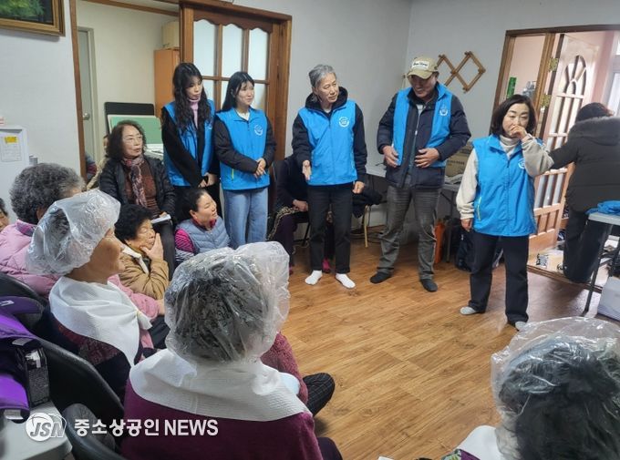 18일, 함평읍 월봉마을 경로당, 복지기동대 봉사 활동