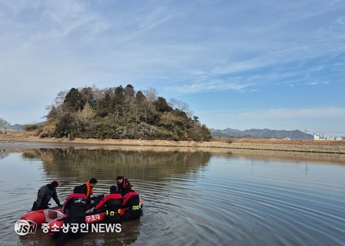 장흥소방서, 동계 수난사고 인명구조 특별구조훈련 실시
