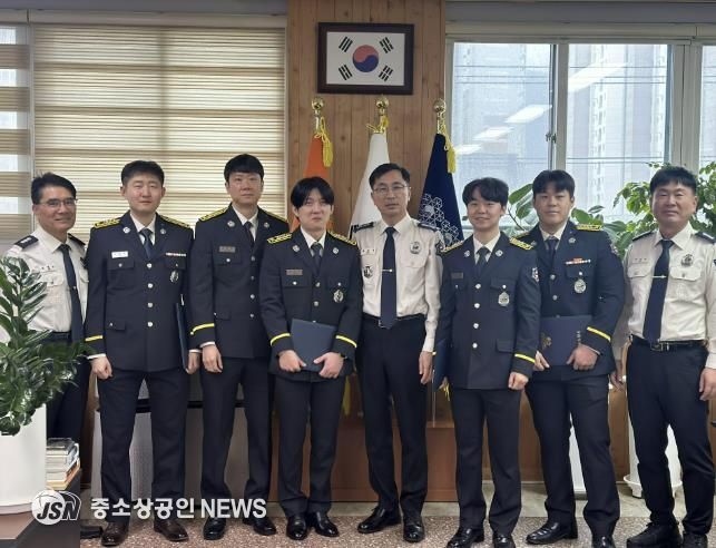 해남소방서, 전보 및 근속승진 소방공무원 임용장 수여식 개최