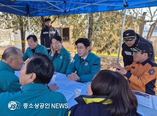 윤충식 경기도의원, 포천시 오발사고 현장 찾아 특별재난지역 지정을 통한 조속한 피해복구 및 재발 방지 대책 마련 촉구