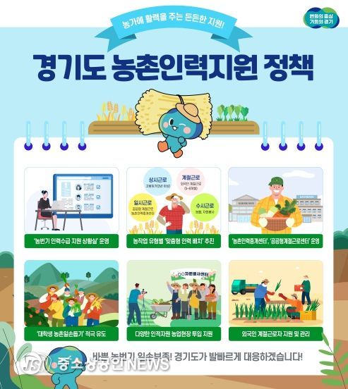 농번기 인력수급 지원