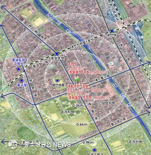 상생주차장 위치도