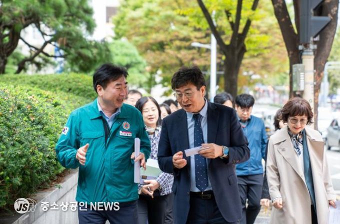 부산진구, 남부교육지원청과 양정초 통학버스 운영 문제 현장 확인