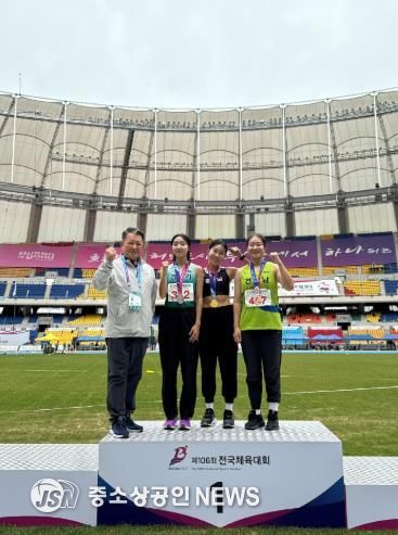 광양시청 직장운동경기부, 제106회 전국체육대회서 시 위상 빛냈다 - 체육과(육상 100m 허들).