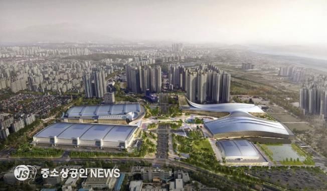 킨텍스 제1, 2, 3전시장 조감도