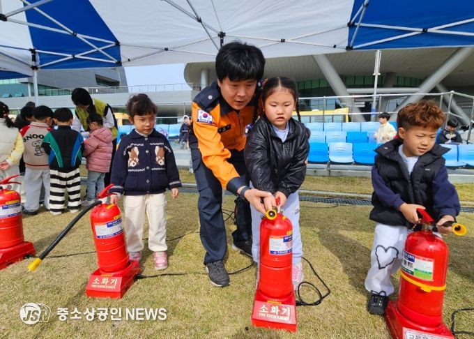 전북특별자치도소방본부, 도내 미취학 아동 전기·소방 안전체험 행사 개최