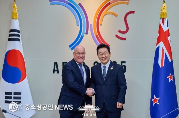 한국·뉴질랜드 정상회담