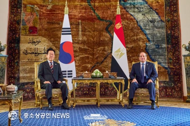 한·이집트 확대회담(대통령실)