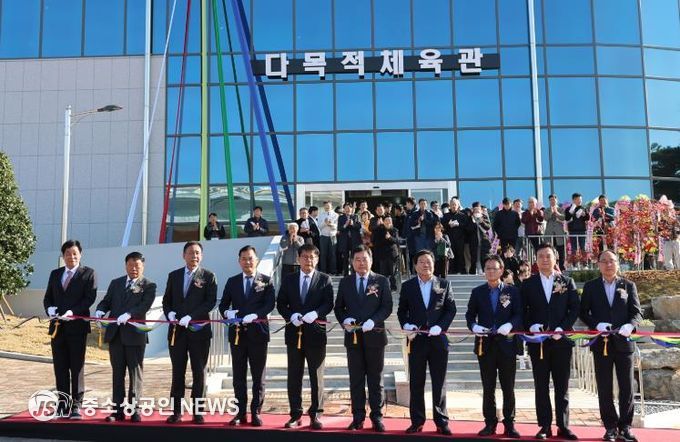 22일 열린 무안종합스포츠파크 다목적체육관 준공식