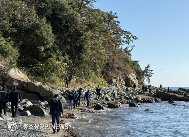 해안가 마약류 유입 원천 차단..완도해경, 관계기관과 함께 합동 수색 강화