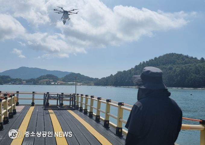 고흥군 거금해양낚시공원 드론배송