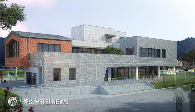 옴천면 복합문화센터조감도.