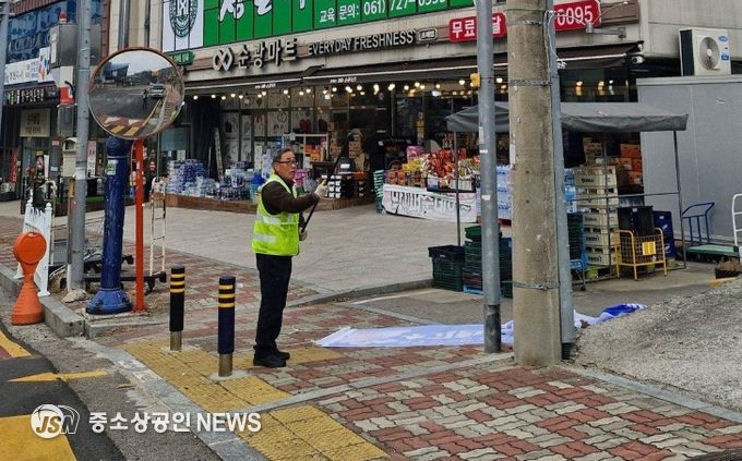 순천시, 설 연휴 불법 현수막 일제 정비