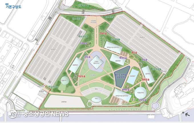 2026여수세계섬박람회장 기후대응도시숲 기본구상도