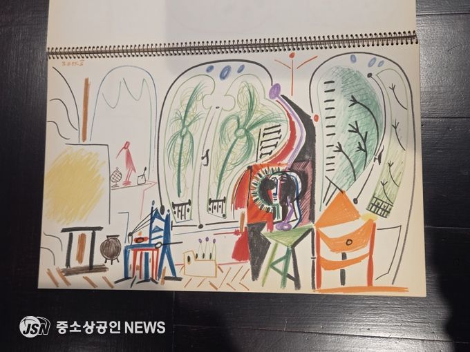 피카소 스케치북(사진제공=K trendy NEWS)