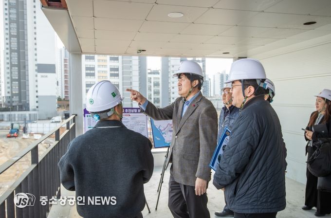 강범석 서구청장, 검단구 임시청사 현장 방문... “안전 최우선” 당부